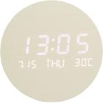 Lunartec LED Uhr: LED-Funk-Wanduhr mit Sekunden-Lauflicht durch
