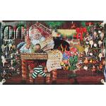 Krebs Glas Lauscha Multicolor, Mini-Adventkalender mit 24 Figuren 3cm