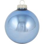 Blaue Krebs Glas Lauscha Runde Christbaumkugeln & Weihnachtsbaumkugeln mit Tiermotiv aus Glas 