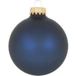 Krebs Glas Lauscha Weihnachtsbaumkugel »CBK83302, Weihnachtsdeko, Christbaumschmuck« (8 St), blau