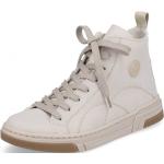 Reduzierte Weiße Rieker High Top Sneaker & Sneaker Boots mit Reißverschluss aus Stoff leicht für Damen Größe 36 