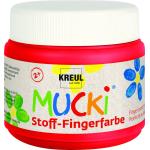 Kreul Mucki Stoff Fingerfarbe rot 150 ml - [GLO663151113]