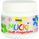 Weiße C. Kreul Mucki Fingerfarben aus Textil für 2 - 3 Jahre 