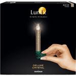 Krinner Lumix Crystal 10er Basis-Set Kabellose Christbaumkerzen Champagner (2. Wahl)