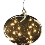 Braune Krinner Christbaumkugeln & Weihnachtsbaumkugeln aus Glas mundgeblasen 