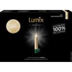 Krinner Lumix SuperLight Metallic 6er Erweiterungs-Set Kabellose Christbaumkerzen Gold