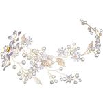 Silberne Sunday Acessoires Haarkämme Hochzeit mit Perlen aus Silber mit Strass für Damen für die Braut 