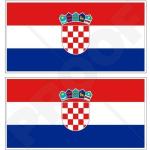 Kroatien Flaggen & Kroatien Fahnen aus Vinyl 