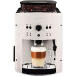 Reduzierte Weiße Krups Kaffeevollautomaten aus Metall mit Milchaufschäumer 