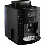 Reduzierte Schwarze Krups Kaffeevollautomaten aus Metall selbstreinigend 