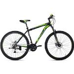 Mountainbike KS CYCLING "Catappa" Fahrräder schwarz (schwarz, grün) Hardtail