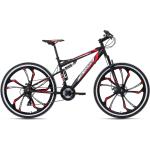 KS Cycling Mountainbike Fully 27,5" Scrawler Schwarz-Rot RH 51 cm