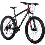 KS-Cycling Mountainbike Hardtail Xceed 27,5 Zoll Rahmenhöhe 50 cm 24 Gänge schwarz schwarz ca. 27,5 Zoll