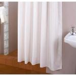Weiße Textil-Duschvorhänge aus Textil 180x180 