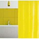 Gelbe Textil-Duschvorhänge aus Textil maschinenwaschbar 120x200 