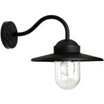 Schwarze KS Verlichting Dolce Außenwandleuchten & Außenwandlampen aus Aluminium UV-beständig E27 