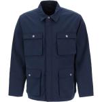 Reduzierte Blaue Ksubi Baumwolljacken mit Reißverschluss aus Baumwolle für Herren Größe M für den für den Winter 