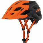 KTM Fahrrad Helm Factory Character mit Fidlock Verschluss-System, mit Visier, Orange Matt und schwarz Matt 58-62 cm