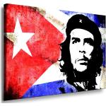 Kuba - Che Guevara Bild auf Leinwand 100x70cm k. P