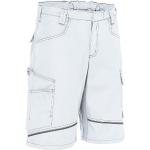 Anthrazitfarbene Color Blocking Shorts mit Reißverschluss aus Baumwolle 
