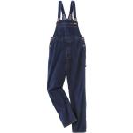 Blaue Kübler Jeans-Latzhosen mit Schnalle aus Baumwolle für Herren Größe XXL 