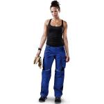 Reduzierte Kornblumenblaue Kübler Damenarbeitshosen mit Reißverschluss Größe XL 