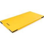 Kübler Sport® Superleicht-Turnmatte, Gelb, 150 x 100 x 6 cm, Mit Klettbandecken Gelb