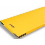Kübler Sport® Superleicht-Turnmatte, Gelb, 200 x 100 x 6 cm, Mit Klettbandecken Gelb