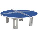 Kübler Sport® Tischtennistisch RONDO, Blau, mit Netzkreuz Blau