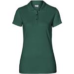 Reduzierte Grüne Kurzärmelige Kübler Kurzarm-Poloshirts für Damen Größe L 