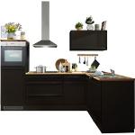 & Breite Schwarze Küchenzeilen online Küchen 250-300cm günstig kaufen