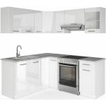 Weiße Moderne Vicco Singleküchen & Miniküchen Breite 150-200cm, Höhe 150-200cm, Tiefe 150-200cm 