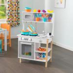 Reduzierte Graue KidKraft Holzspielküchen & Holzkinderküchen aus Kunststoff 
