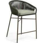 Dunkelgrüne Moderne 4Home Barhocker & Barstühle pulverbeschichtet aus Metall mit Armlehne Breite 50-100cm, Höhe 50-100cm, Tiefe 0-50cm 2-teilig 
