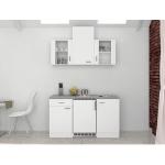 Graue Moderne Flex-Well Singleküchen & Miniküchen aus Edelstahl Breite 100-150cm, Höhe 100-150cm, Tiefe 50-100cm 