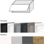 Schwarze Moderne Küchenschränke matt aus MDF Breite 50-100cm, Höhe 0-50cm, Tiefe 0-50cm 