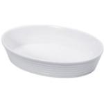 Weiße Küchenprofi Ovale Auflaufformen 35 cm 