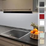 Hellgraue Moderne Küchenrückwände aus Acrylglas selbstklebend Breite 50-100cm, Höhe 50-100cm, Tiefe 50-100cm 