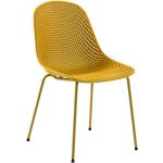 Gelbe Skandinavische 4Home Esszimmerstühle & Küchenstühle aus Metall Breite 0-50cm, Höhe 50-100cm, Tiefe 0-50cm 4-teilig 