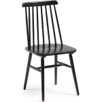 Schwarze Skandinavische 4Home Holzstühle lackiert aus Massivholz Breite 0-50cm, Höhe 50-100cm, Tiefe 0-50cm 2-teilig 
