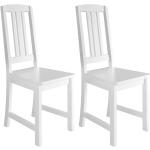 Weiße Erst-Holz Gartenstühle & Balkonstühle lackiert aus Massivholz Breite 0-50cm, Höhe 0-50cm, Tiefe 50-100cm 