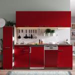 Rote Respekta Küchenmöbel aus MDF Energieklasse mit Energieklasse F Breite 200-250cm, Höhe 200-250cm, Tiefe 50-100cm 
