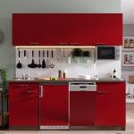 Rote Respekta Küchenmöbel aus MDF Energieklasse mit Energieklasse F Breite 150-200cm, Höhe 200-250cm, Tiefe 50-100cm 