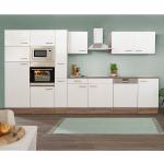 Reduzierte Weiße Respekta Küchenmöbel aus MDF Breite 350-400cm, Höhe 200-250cm, Tiefe 50-100cm 