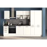 Weiße Nobilia Küchenmöbel aus MDF Energieklasse mit Energieklasse E Breite 300-350cm, Höhe 200-250cm, Tiefe 50-100cm 