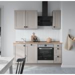 Graue Nobilia Küchenmöbel aus MDF Energieklasse mit Energieklasse E Breite 150-200cm, Höhe 200-250cm, Tiefe 50-100cm 