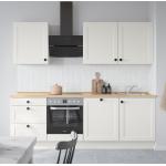 Weiße Nobilia Küchenmöbel aus MDF Breite 200-250cm, Höhe 200-250cm, Tiefe 50-100cm 