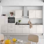 Graue Nobilia Küchenmöbel aus MDF Energieklasse mit Energieklasse F Breite 350-400cm, Höhe über 500cm, Tiefe 50-100cm 