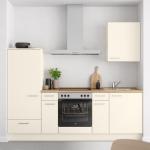Beige Nobilia Küchenmöbel aus MDF Energieklasse mit Energieklasse F Breite 200-250cm, Höhe über 500cm, Tiefe 50-100cm 