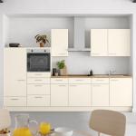 Beige Nobilia Küchenmöbel aus MDF Energieklasse mit Energieklasse F Breite 300-350cm, Höhe über 500cm, Tiefe 50-100cm 